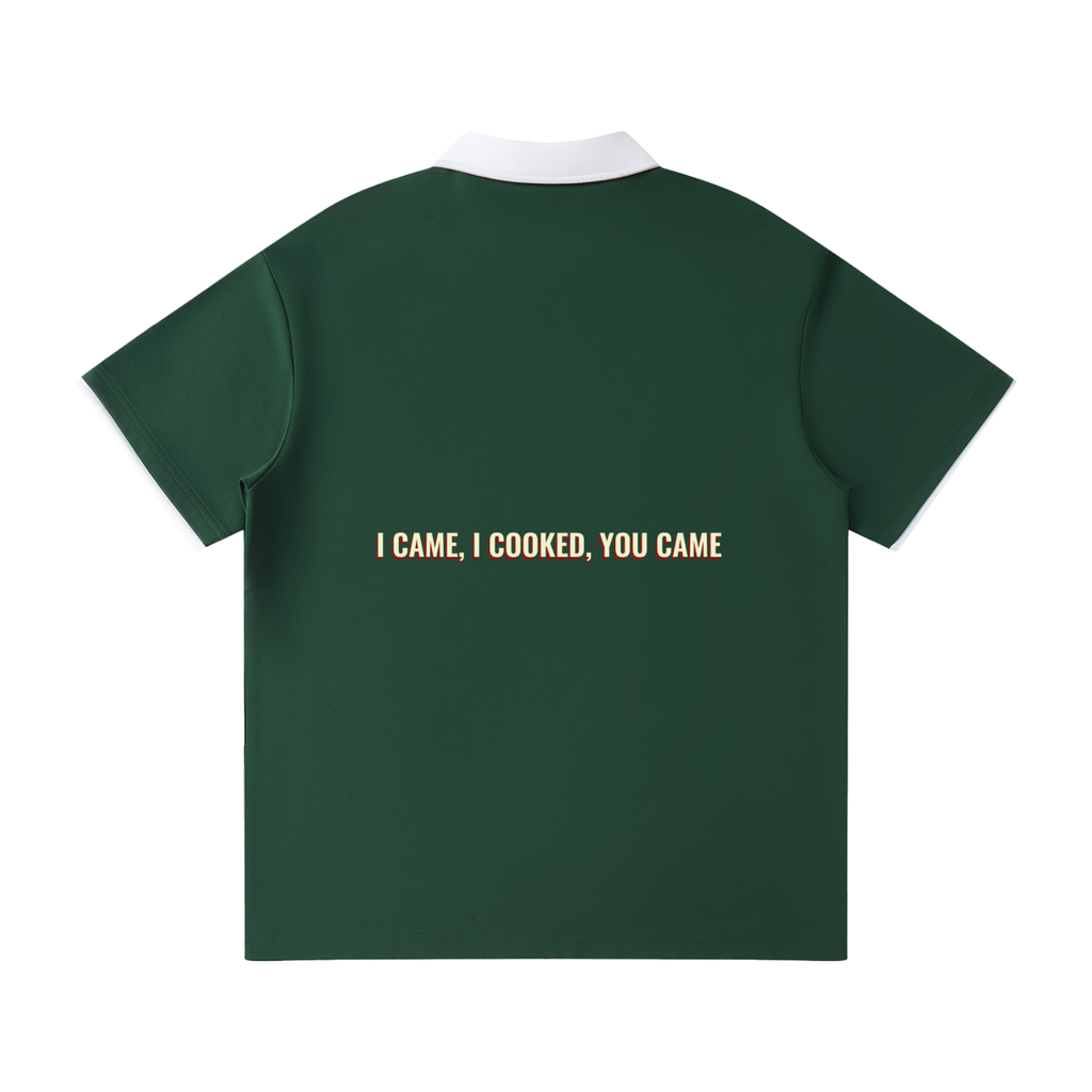 I CAME, I COOKED, YOU CAME - DOUZ Polo Tee, Unisex