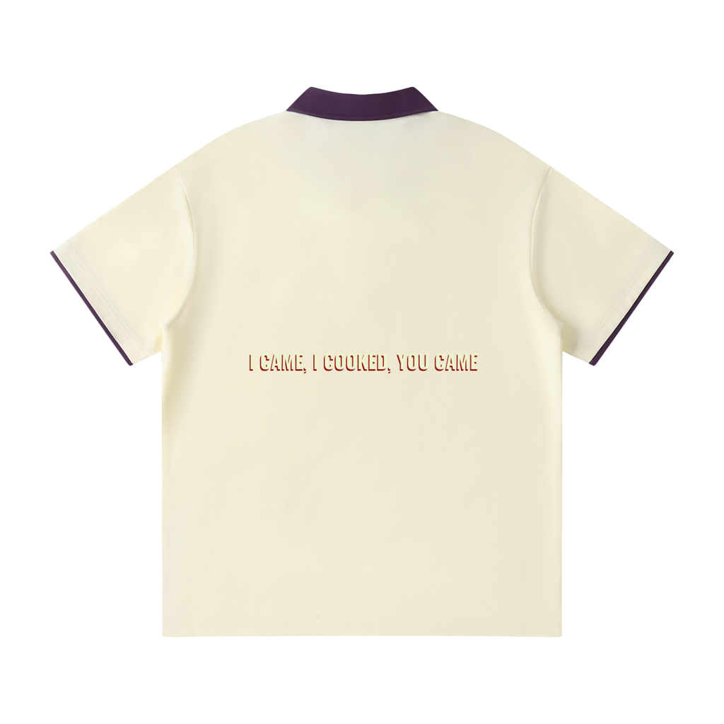 I CAME, I COOKED, YOU CAME - DOUZ Polo Tee, Unisex