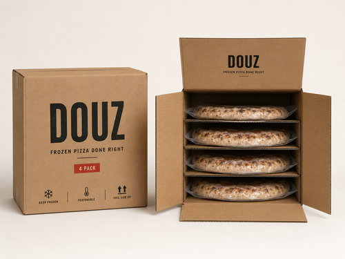 DOUZ Build Your Box — customizable frozen pizza bundle with 72-hour fermented crust, made in Chicago