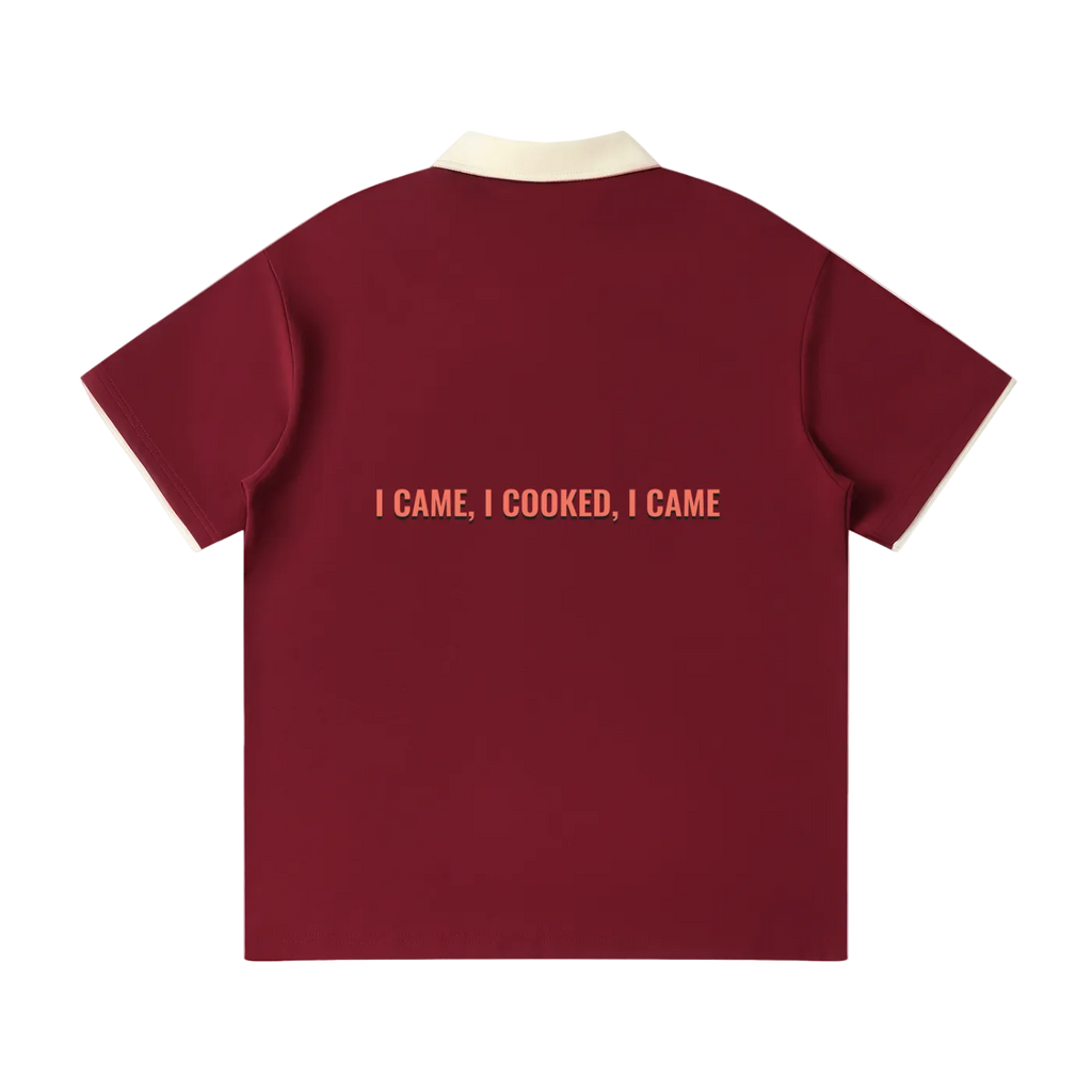 I CAME, I COOKED, I CAME - DOUZ Polo Tee Unisex